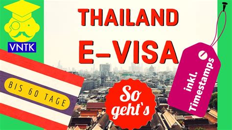 thailand visum beantragen
